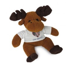 Plüss szarvas, személyre szabható pólóban