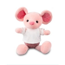 Plüss egérke, személyre szabható pólóban