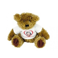 Plüss mini barna maci, személyre szabható pólóban