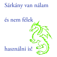 Póló - Sárkány van nálam 