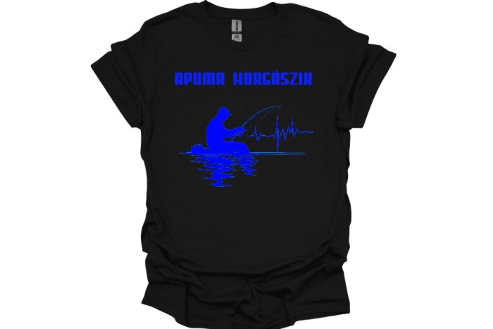 Póló - Apuma horgászik